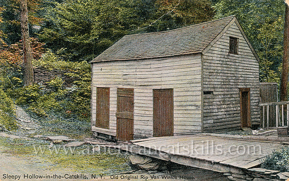 Sleepy Hollow-in-the-Catskills, N.Y., Old Original Rip Van Winkle House