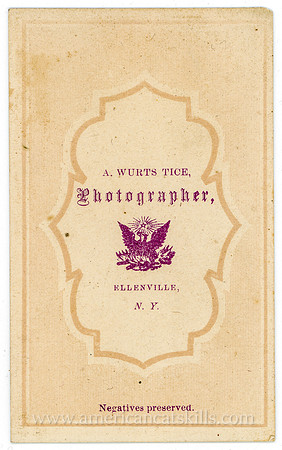 Logo, Alfred Wurts Tice, Ellenville, NY