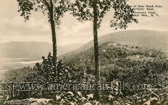 View of Star Rock from Artists Seat, Onteora Club, Catskill Mts., N. Y.
