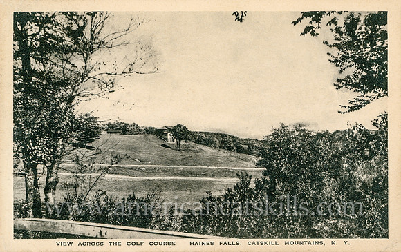 View Across the Golf Course, Haines Falls, Catskill Mountains, N. Y.
