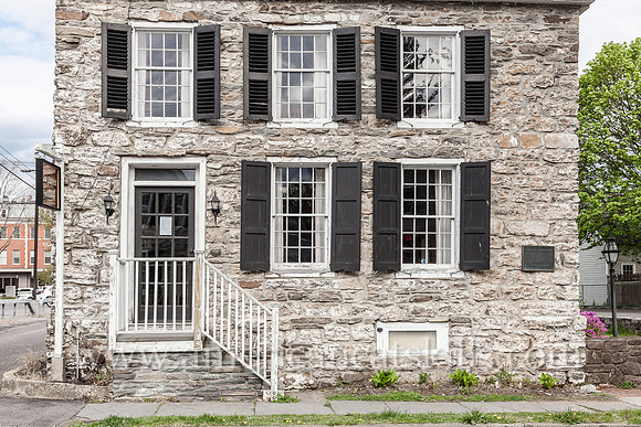 The salt-box style Cornelius Tappen House, also known as the Vandenburgh-Hasbrouck House, was constructed in circa 1704, making it one of the oldest buildings in historic Stockade District of Kingston