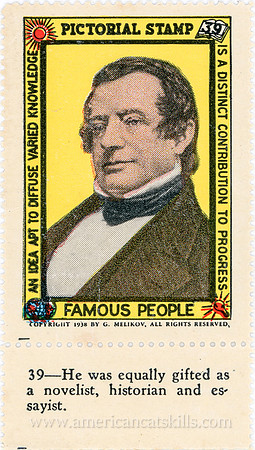 Washington Irving, Famous People Pictorial Stamp