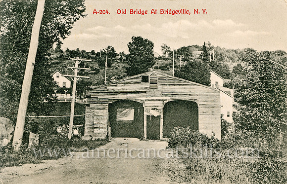 Old Bridge at Bridgeville, N. Y.