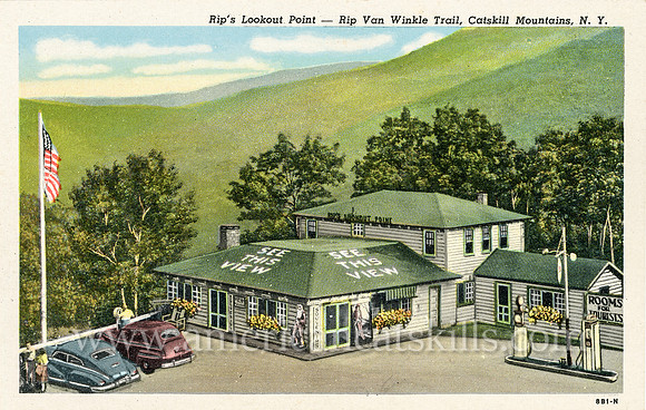 Rip's Lookout Point - Rip Van Winkle Trail, Catskill Mountains, N.Y.