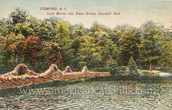 Stamford, N. Y., Loch Marion and Stone Arches, Churchill Park