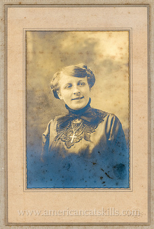 Portrait, Woman with Cross