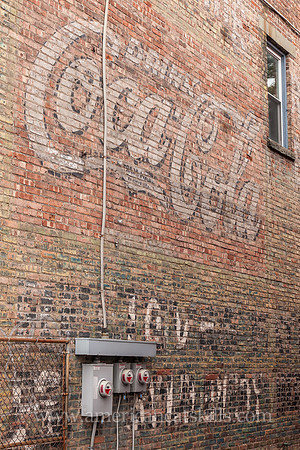This fading ghost sign for “Drink Coca-Cola” is located in the midtown section of Kingston.