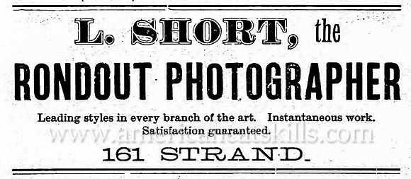 Lorenzo Short, succeeded by his daughter Belle Short, operated one of the longest running photographic studios in the history of Kingston, New York.