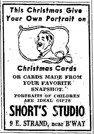 Lorenzo Short, succeeded by his daughter Belle Short, operated one of the longest running photographic studios in the history of Kingston, New York.