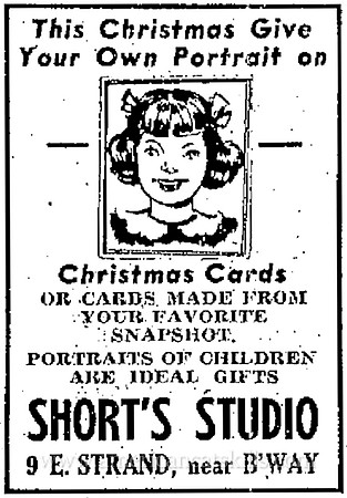 Lorenzo Short, succeeded by his daughter Belle Short, operated one of the longest running photographic studios in the history of Kingston, New York.