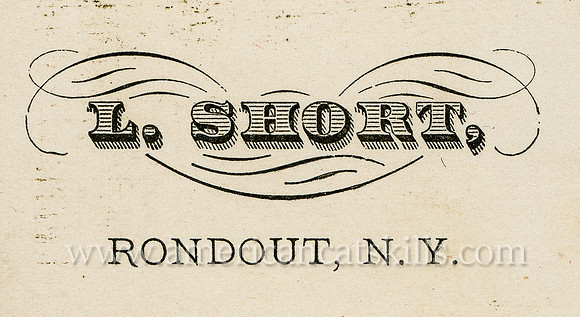 Lorenzo Short, succeeded by his daughter Belle Short, operated one of the longest running photographic studios in the history of Kingston, New York.