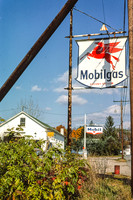 Bill's Auto Service Mobil Gasoline signs, Route 213, Olivebridge, New York