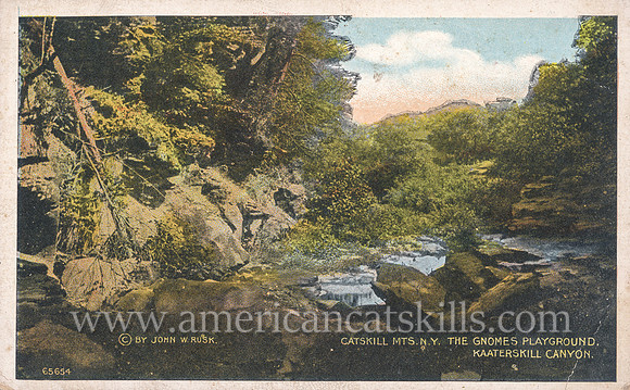 Catskill Mts., N. Y., The Gnomes Playground, Kaaterskill Canyon