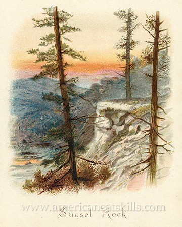 The beautiful pictorial book titled Mountain Echoes Through the Catskills was published by Wolf and Company located in Philadelphia, Pennsylvania.