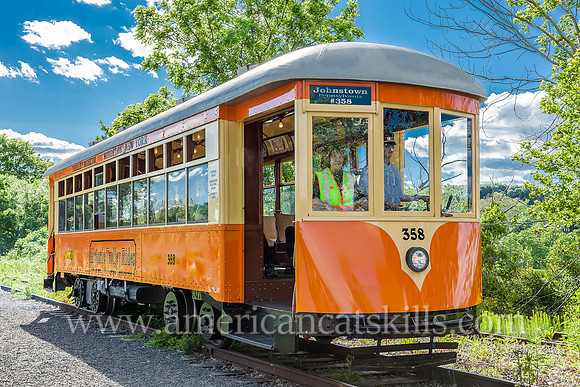 Visitors to the Trolley Museum of New York, located in the Rondout waterfront section of Kingston, can hop on a working trolley to take a 1 ½ mile trolley ride out to Kingston Point.