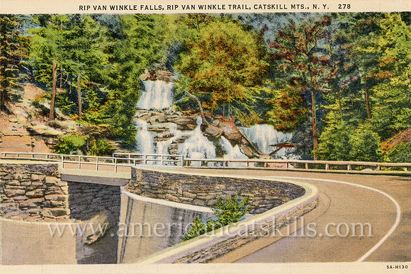 Rip Van Winkle Falls, Rip Van Winkle Trail, Catskill Mts., N.Y.