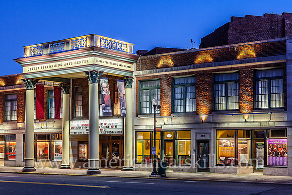 The Ulster Performing Arts Center (UPAC), originally known as the Broadway Theatre (1927-1947) and later the Community Theatre (1947-1977), is located in Kingston, New York.