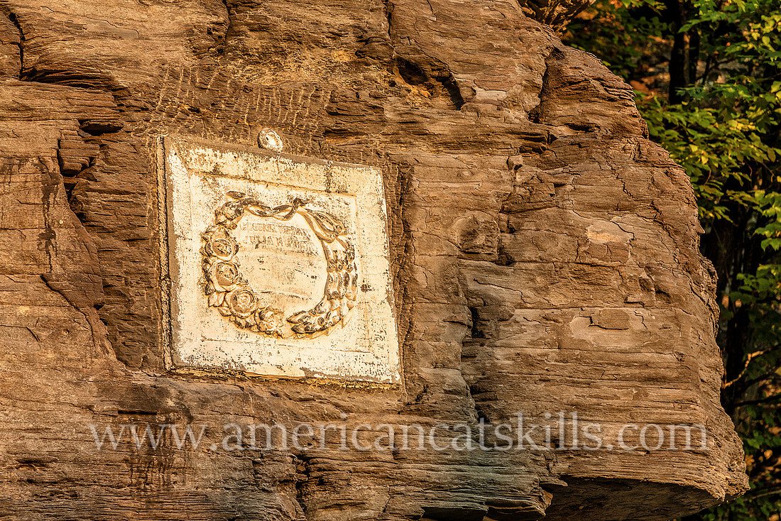 Pratt Rock Park, located just south of the village of Prattsville in Greene County, New York, is known for its Zadock Pratt carvings and its beautiful views of the Schoharie Valley.