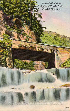 Moore's Bridge on Rip Van Winkle Trail, Catskill Mts., N.Y.