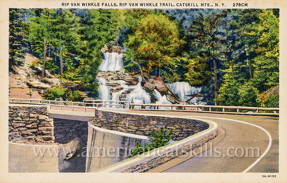 Rip Van Winkle Falls, Rip Van Winkle Trail, Catskill Mts., N.Y.