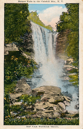 Rip Van Winkle Trail, Haines Falls in the Catskill Mts., N.Y.