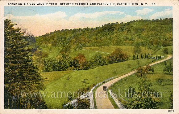 Scene on Rip Van Winkle Trail, Between Catskill and Palenville, Catskill Mts., N.Y.