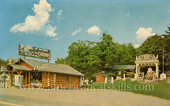 Rip Van Winkle Log Cabins & Motel, Route 23, Catskill, New York