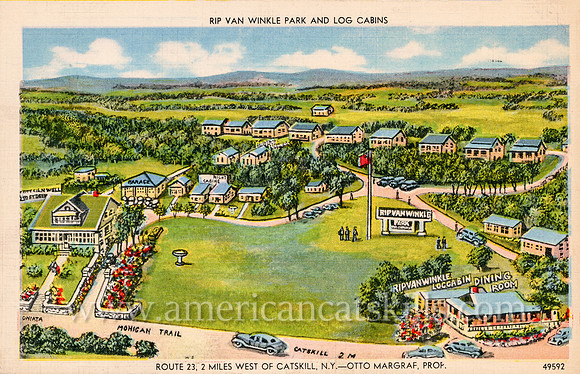 Rip Van Winkle Park and Log Cabins