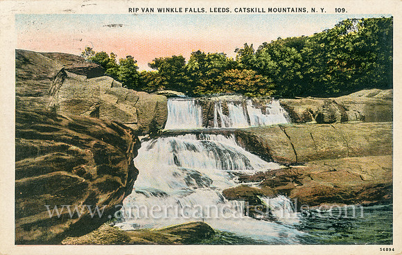 Rip Van Winkle Falls, Leeds, Catskill Mountains, N.Y.