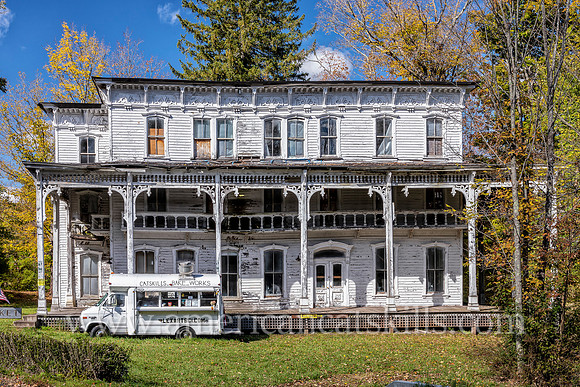 The long-neglected Lexington House is located on the Schoharie Creek in the small hamlet of Lexington in Greene County, New York.
