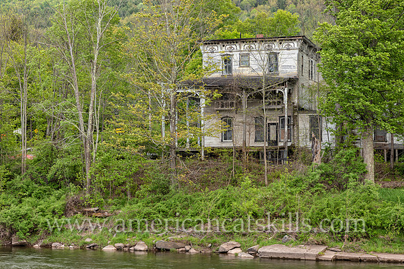 The long-neglected Lexington House is located on the Schoharie Creek in the small hamlet of Lexington in Greene County, New York.