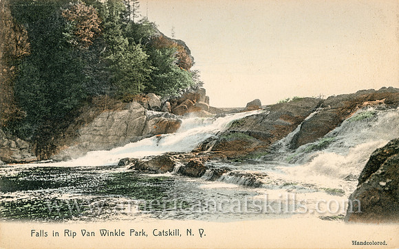 Falls in Rip Van Winkle Park, Catskill, N.Y.