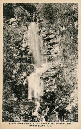 Santa Cruz Falls, Santa Cruz Park, Catskill Mts., Haines Falls, N. Y.