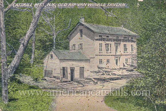 Catskill Mts., N. Y., Old Rip Van Winkle Tavern