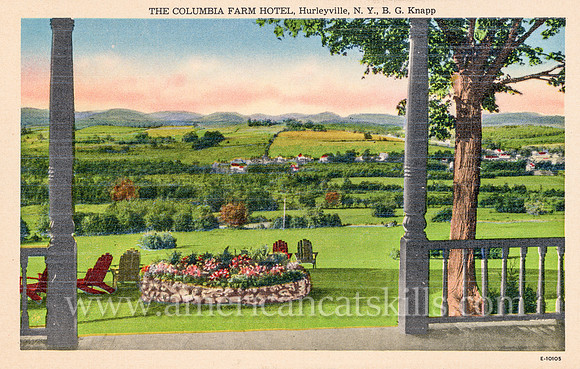 Columbia Farm Hotel, Hurleyville, N. Ny., B. G. Knapp