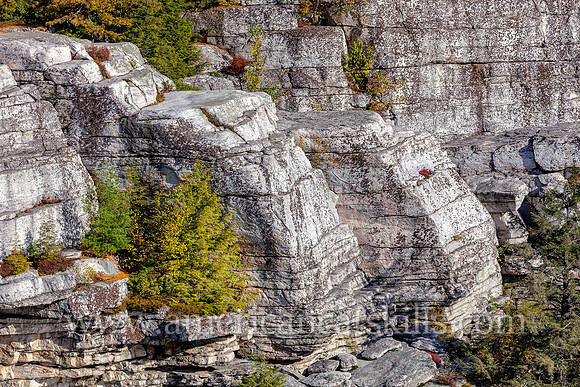 Lake Minnewaska is located high upon the Shawangunk Ridge at the Minnewaska State Park Preserve.