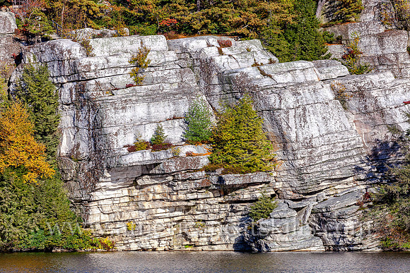 Lake Minnewaska is located high upon the Shawangunk Ridge at the Minnewaska State Park Preserve.