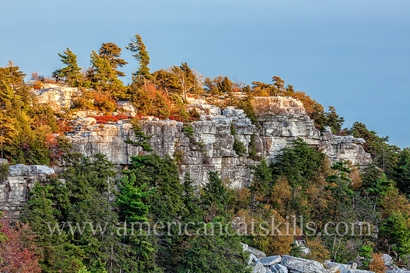 Lake Minnewaska is located high upon the Shawangunk Ridge at the Minnewaska State Park Preserve.