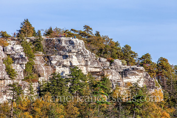 Lake Minnewaska is located high upon the Shawangunk Ridge at the Minnewaska State Park Preserve.