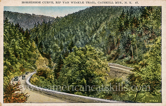 Horseshoe Curve, Rip Van Winkle Trail, Catskill Mts., N.Y.