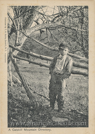 Vintage postcard titled “A Catskill Mountain Directory” that was published by T. H. Sachs of Catskill, New York.