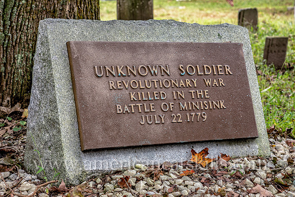 Lackawaxen, Pennsylvania is the burial spot for an unknown soldier who died during the Battle of Minisink Ford, which took place during the American Revolution on July 22, 1779.