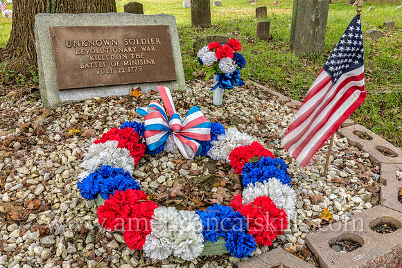 Lackawaxen, Pennsylvania is the burial spot for an unknown soldier who died during the Battle of Minisink Ford, which took place during the American Revolution on July 22, 1779.