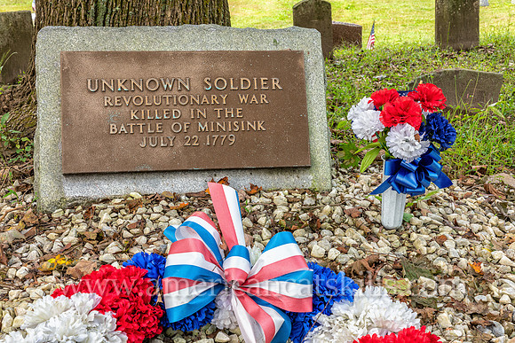 Lackawaxen, Pennsylvania is the burial spot for an unknown soldier who died during the Battle of Minisink Ford, which took place during the American Revolution on July 22, 1779.