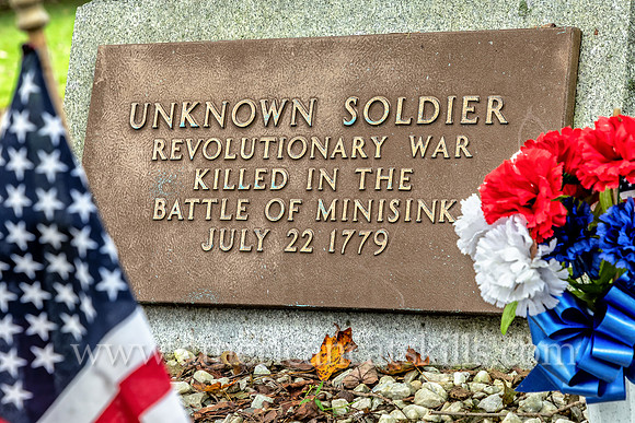 Lackawaxen, Pennsylvania is the burial spot for an unknown soldier who died during the Battle of Minisink Ford, which took place during the American Revolution on July 22, 1779.