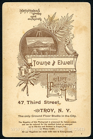Towne and Elwell, Art Photography, 47 Third Street, Troy, New York