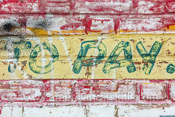 This fading ghost sign for Standard Furniture is located in the Stockade District of Kingston.