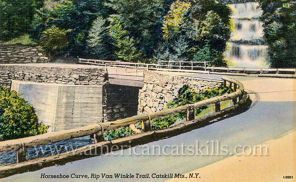 Horseshoe Curve, Rip Van Winkle Trail, Catskill Mts., N. Y.