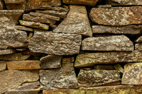 Photograph of Opus 40, an environmental bluestone sculpture located in Saugerties, New York.