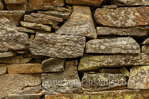 Photograph of Opus 40, an environmental bluestone sculpture located in Saugerties, New York.